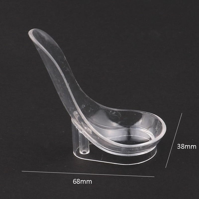 lasenersm 8 Pieces Tobacco Smoking Pipe Stand Holder Plastic Tobacco Pipe Stand Holder Portable Smoking Pipe Holder Stand Rack Tobacco Pipe Display Rack Cigar Pipe Stand Holder for Single Pipe, Clear - Image 2
